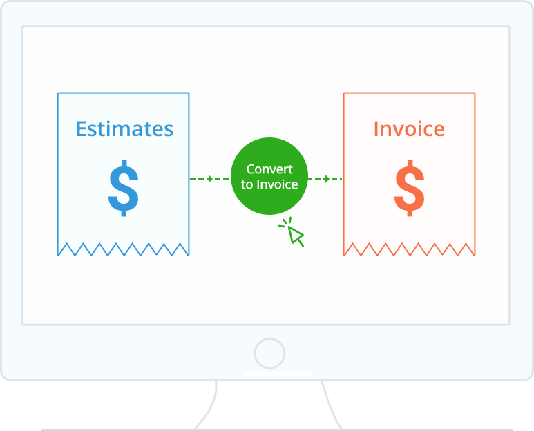 Turn estimates into invoices